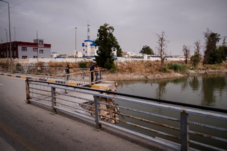 Views along the riverside of the Tigris in Mosul in summer of 2019, after war with the Islamic State 11