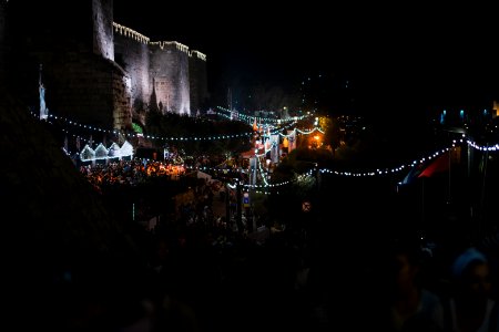 Views around a food festival near Jaffa Gate in October of 2019 during the Sukkot holiday 06