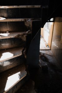 Views around a ruined house in the city center during April of 2019 in Shingal city 34