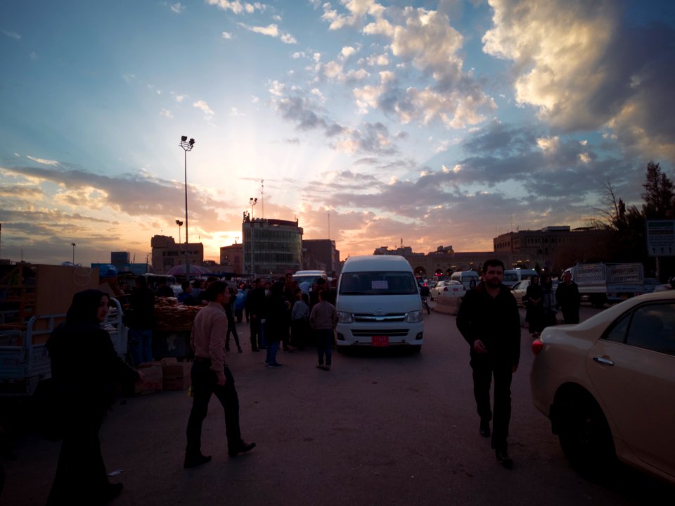 Views around Erbil's city center and main bazaar in January 2018 04