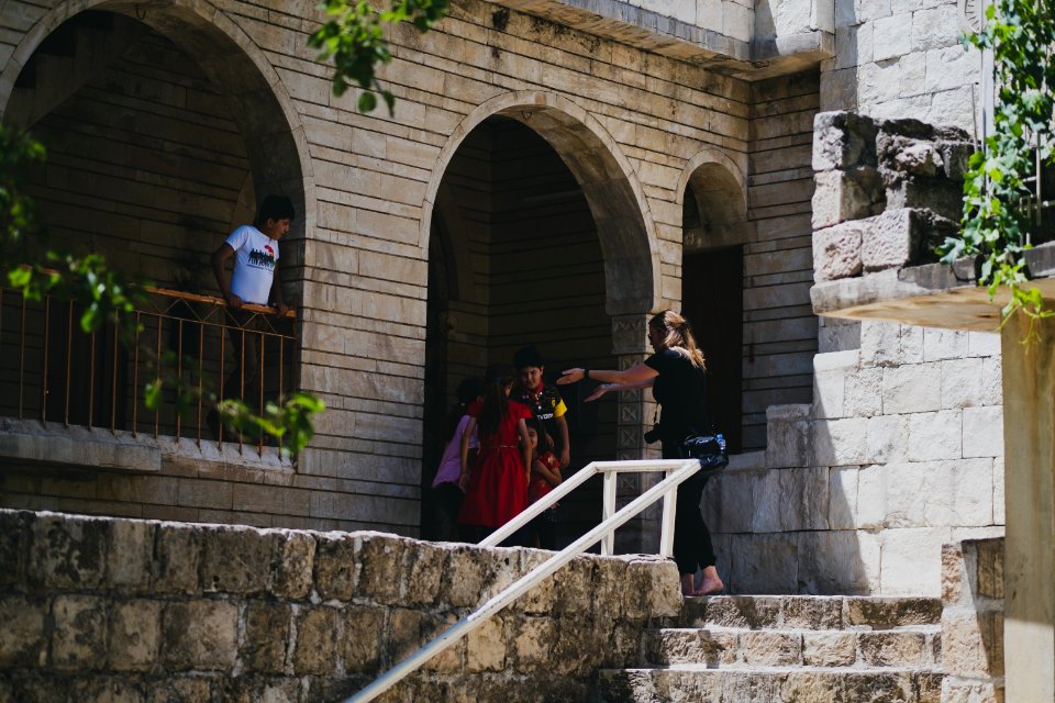 Views around Lalish, including pilgrims and worshippers, in summer of 2019 09