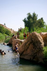 Views around Khenis archaeological site related to Assyrian king Sennacherib's aqueduct system 05