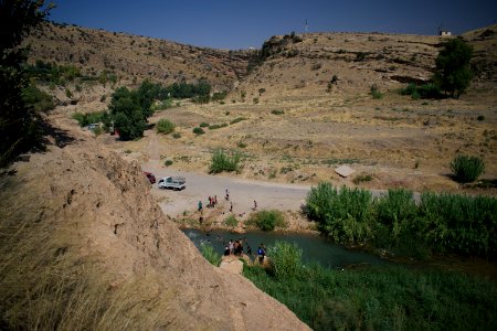 Views around Khenis archaeological site related to Assyrian king Sennacherib's aqueduct system 23