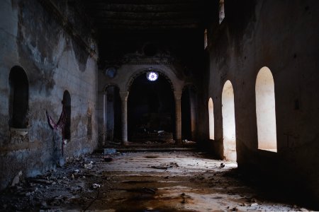 Views around the old cathedral in Sinjar, seen in May of 2019 after war with the Islamic State 27