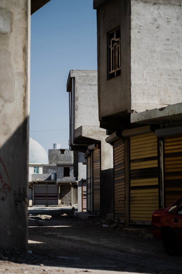 Views around the old city of Mosul in 2019 during the summer, following war with the Islamic State 06