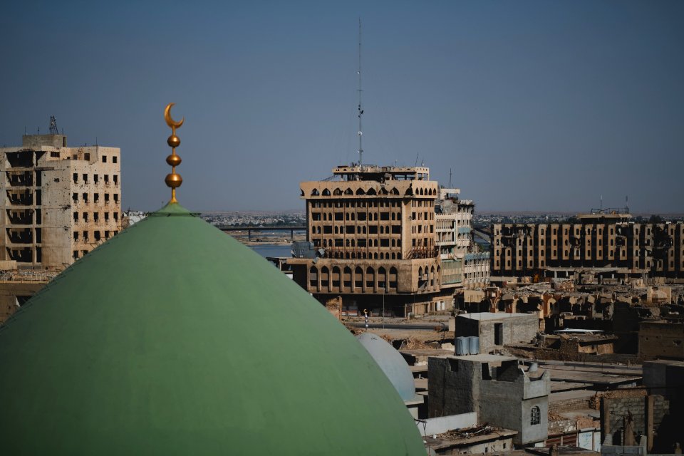 Views around the old city of Mosul in 2019 during the summer, following war with the Islamic State 08