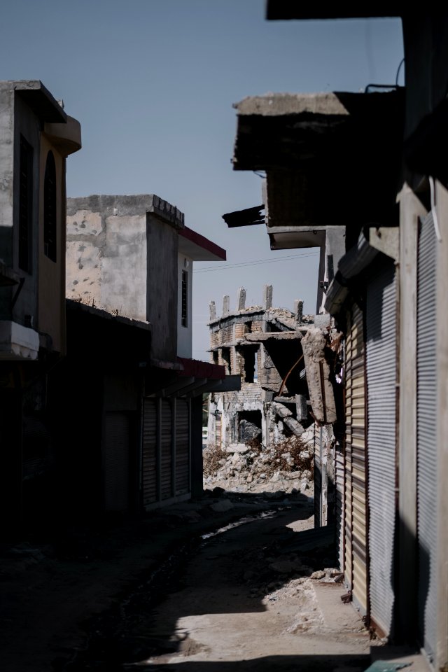 Views around the old city of Mosul in 2019 during the summer, following war with the Islamic State 05