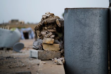 Views around the old downtown area in April of 2019 in the city center of Shingal 32