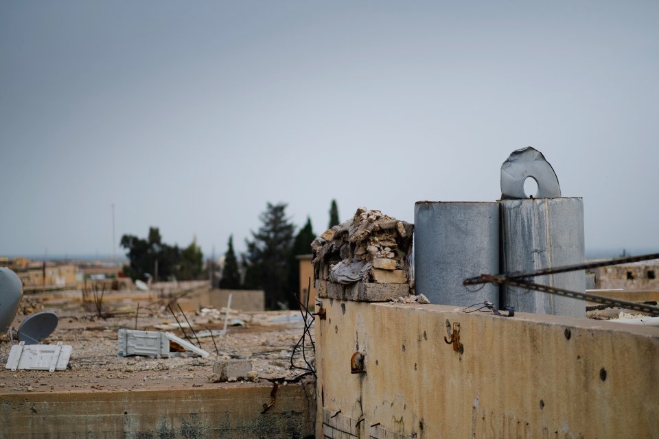 Views around the old downtown area in April of 2019 in the city center of Shingal 22