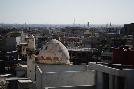 Views around the old city of Mosul in 2019 during the summer, following war with the Islamic State 09