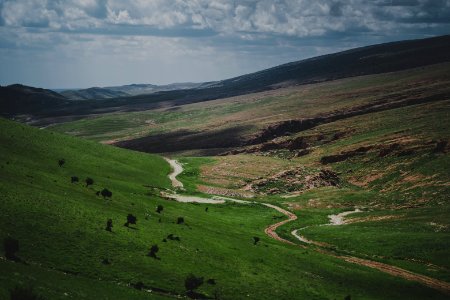 Views around the Yezidi shrine of Mame Reshan after its destruction by the Islamic State, in the Shingal mountains overlooking Shingal 44