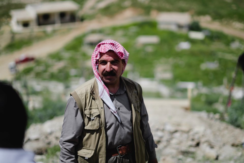 Views around the Yezidi shrine of Mame Reshan after its destruction by the Islamic State, in the Shingal mountains overlooking Shingal 38