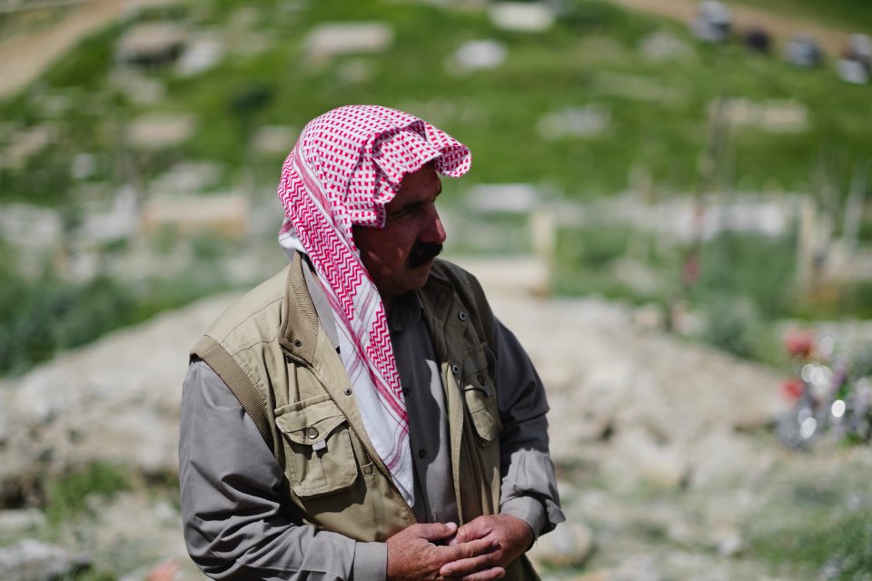 Views around the Yezidi shrine of Mame Reshan after its destruction by the Islamic State, in the Shingal mountains overlooking Shingal 41