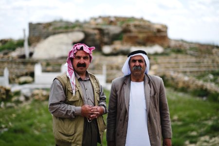 Views around the Yezidi shrine of Mame Reshan after its destruction by the Islamic State, in the Shingal mountains overlooking Shingal 33