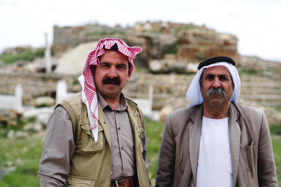 Views around the Yezidi shrine of Mame Reshan after its destruction by the Islamic State, in the Shingal mountains overlooking Shingal 31
