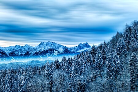Nature cold mountain photo