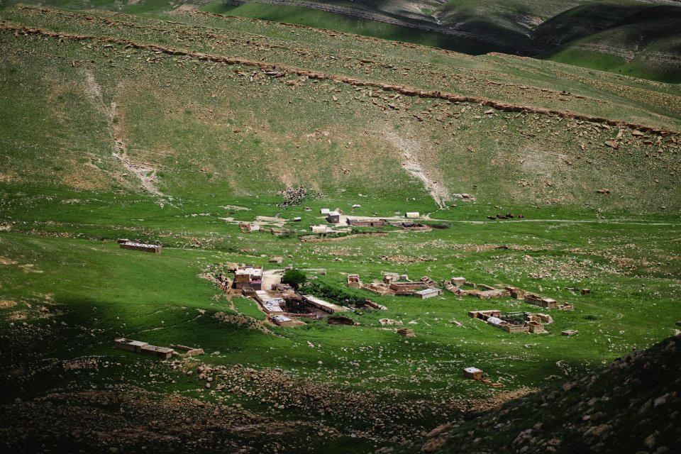 Views around the Yezidi shrine of Mame Reshan after its destruction by the Islamic State, in the Shingal mountains overlooking Shingal 11