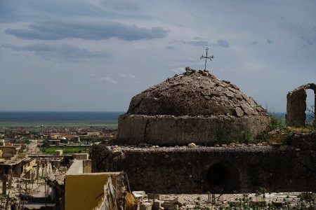 Views around the old cathedral in Sinjar, seen in May of 2019 after war with the Islamic State 40