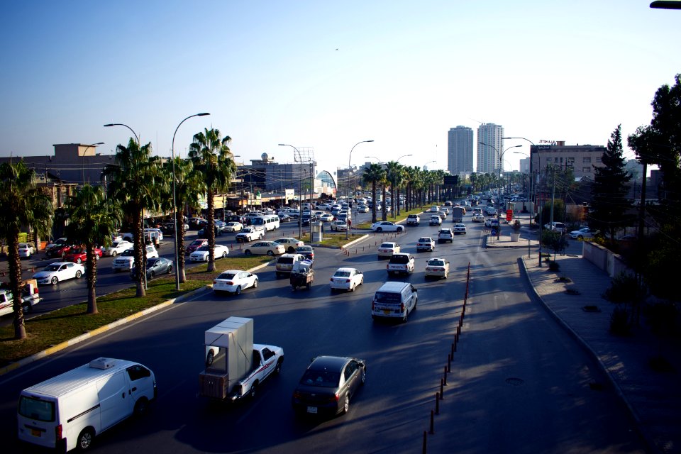 Views around the streets and bridges of Erbil in Iraqi Kurdistan 04