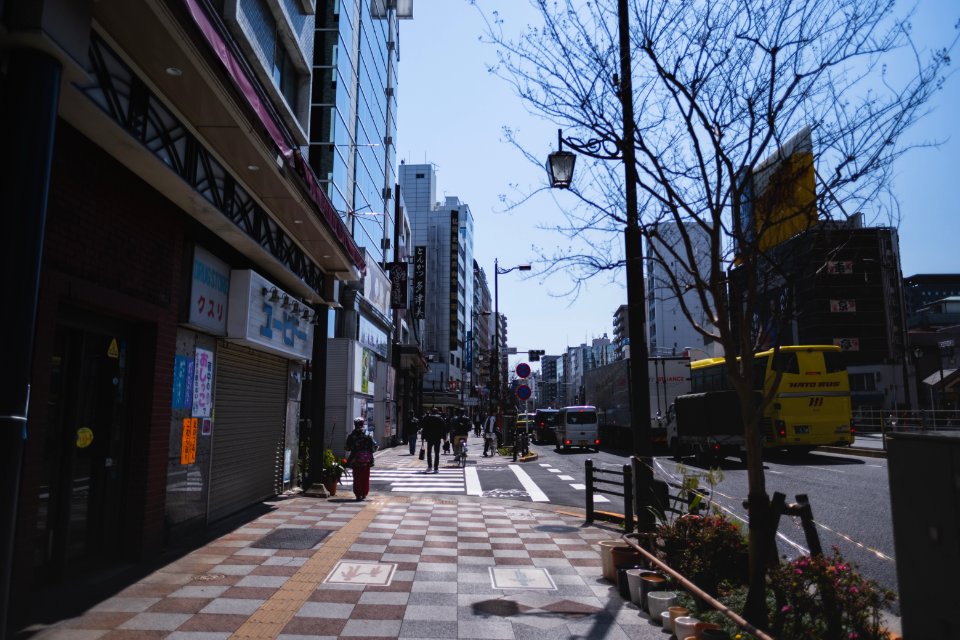Views in April of 2019 around Asakusa in Tokyo, Japan 12