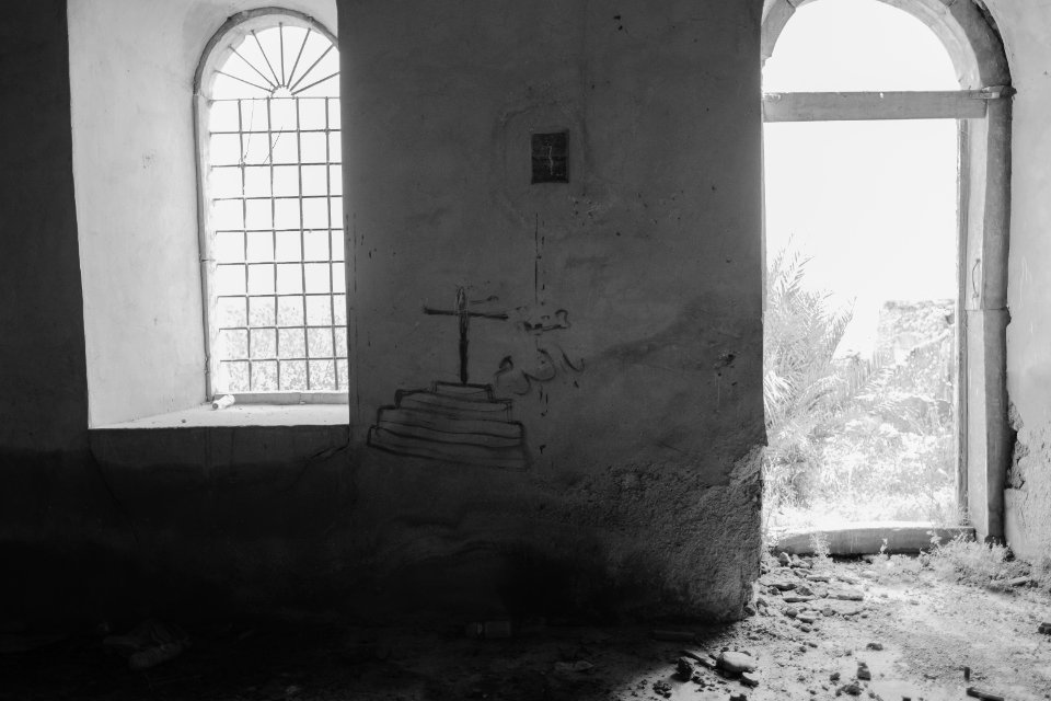 Views around the old cathedral in Sinjar, seen in May of 2019 after war with the Islamic State 33