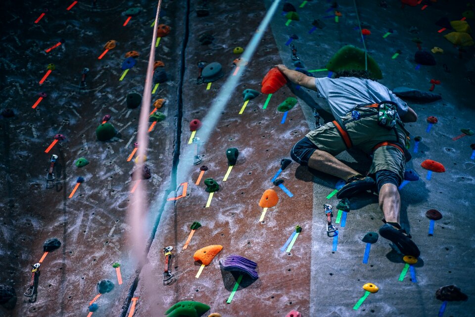 Rappelling adventure sport