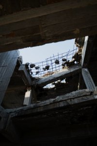 Views in April 2019 around the city center of Shingal 39