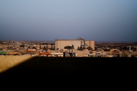 Views in July of 2019 in, around, and from the main institute in Shingal (Sinjar) after war with the Islamic State 05