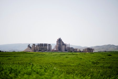 Views in April 2019 of cement factory in Shingal 42
