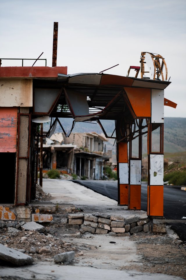 Views around the old city of Shingal following destruction during the war with the Islamic State 03