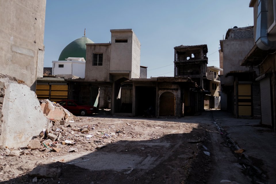 Views around the old city of Mosul in 2019 during the summer, following war with the Islamic State 25