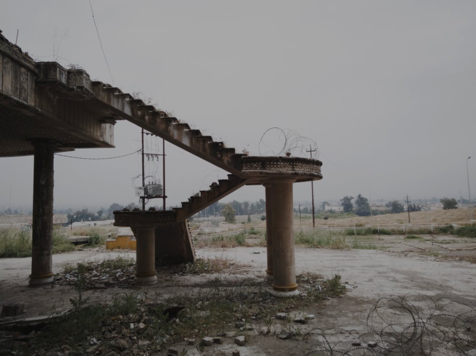 Views in April of 2019 of the castles of Saddam Hussein and his wife in the command center of Mosul 24