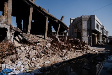 Views around the old city of Mosul in 2019 during the summer, following war with the Islamic State 23