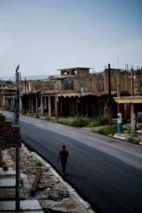 Views around the old downtown area in April of 2019 in the city center of Shingal 09