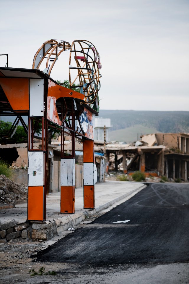 Views around the old city of Shingal following destruction during the war with the Islamic State 08