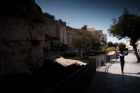 Views around the perimeter of the Old City of Jerusalem in 2019, October 09