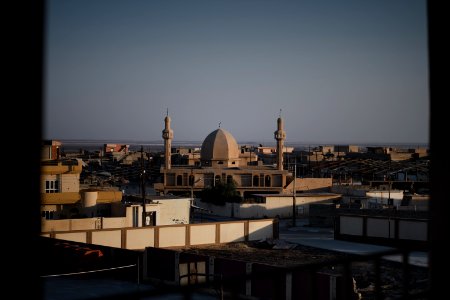 Views in July of 2019 in, around, and from the main institute in Shingal (Sinjar) after war with the Islamic State 15
