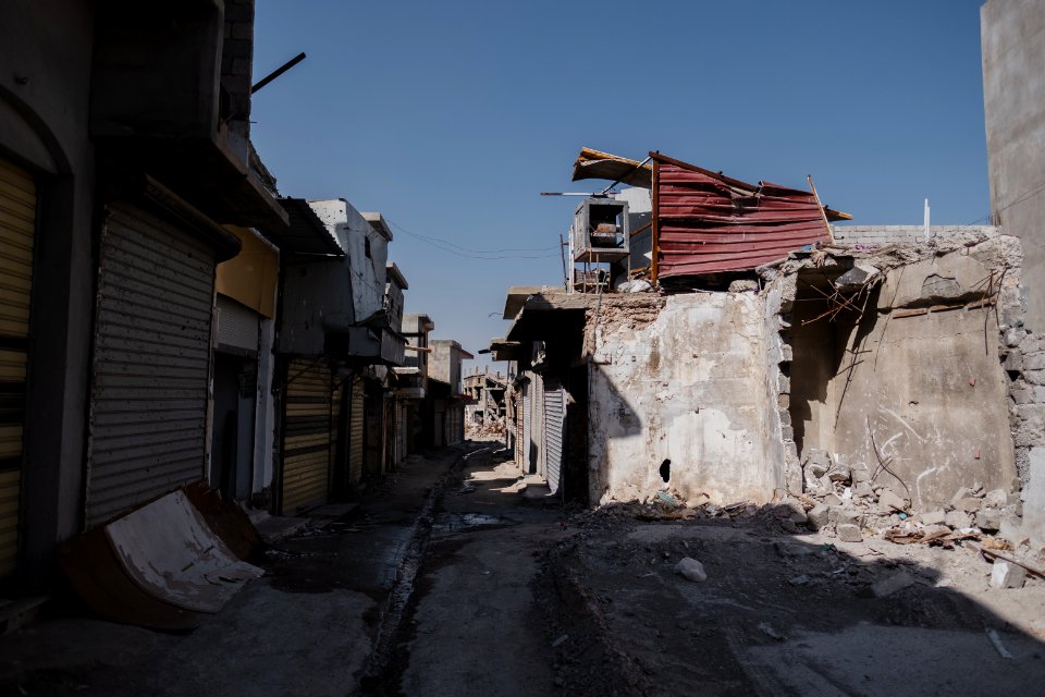 Views around the old city of Mosul in 2019 during the summer, following war with the Islamic State 26