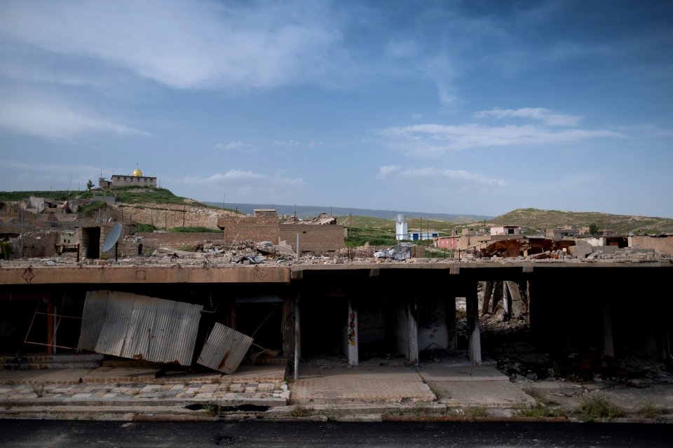 Views around the old downtown area in April of 2019 in the city center of Shingal 01