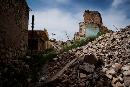 Views around the old city of Sinjar, seen in May of 2019 after war with the Islamic State 16