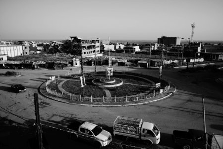 Views in April of 2019 around the city center of Shingal 02