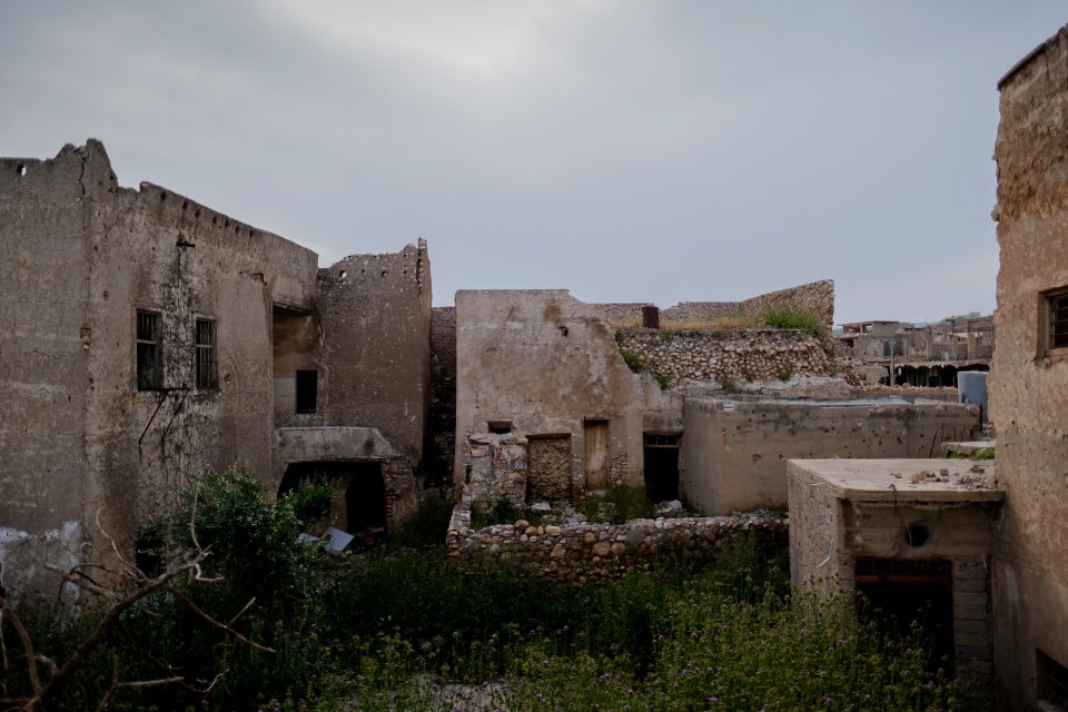 Views around the old downtown area in April of 2019 in the city center of Shingal 02