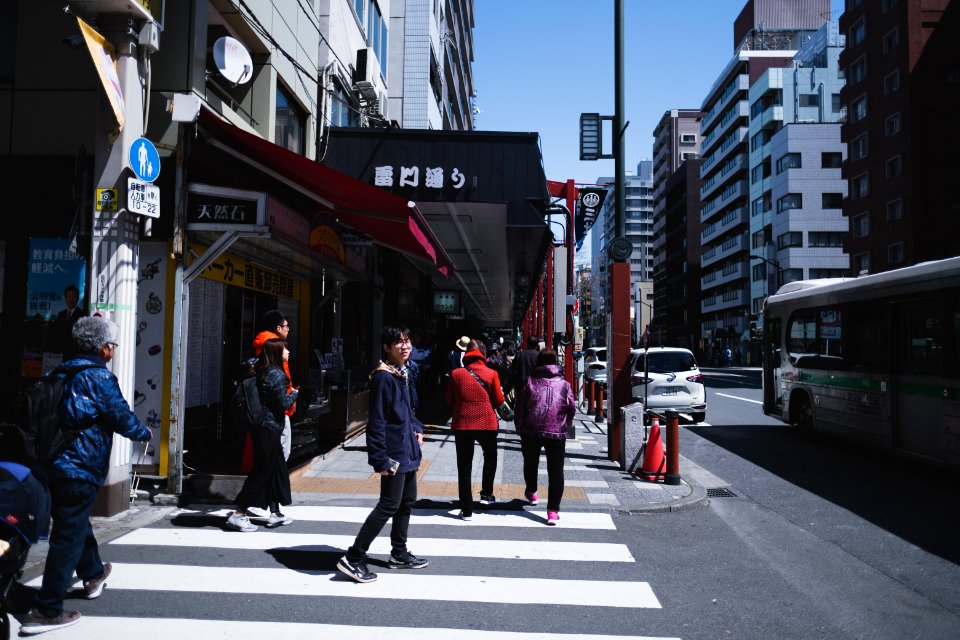 Views in April of 2019 around Asakusa in Tokyo, Japan 17
