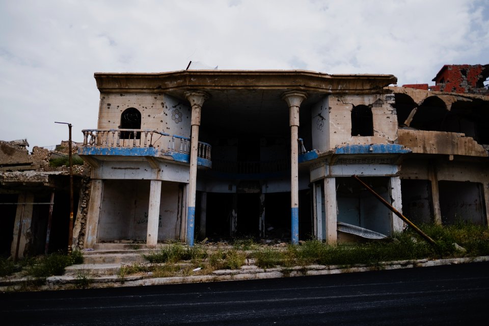 Views in April of 2019 around ruins in the old city of Shingal 13