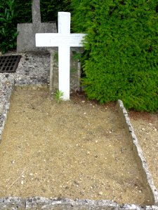 Villeneuve-Saint-Germain (Aisne) cimetière, tombe de guerre