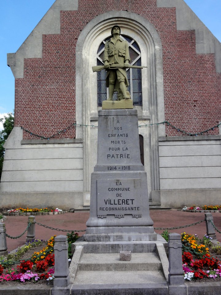 Villeret (Aisne) monument