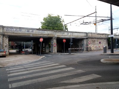 Villeurbanne - Boulevard de Stalingrad - Pont de l'allée Achille Lignon