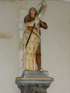 Villainville (Seine-Mar.) église, statue 06 Jeanne d'Arc