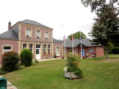 Villainville (Seine-Mar.) école et ancienne mairie