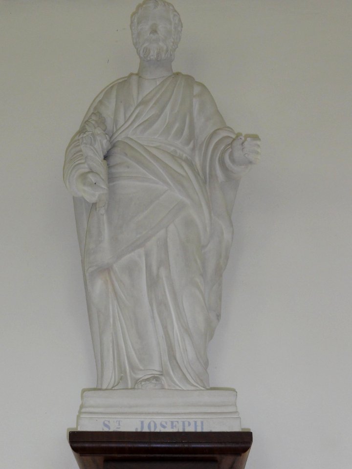 Villainville (Seine-Mar.) église, statue 04 Saint Joseph